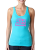 Women’s Fitted Tank Top Retro Print